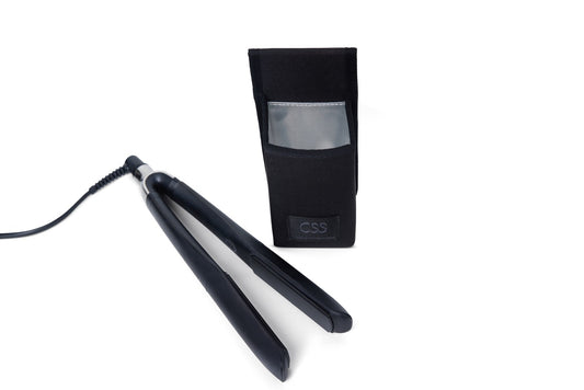 Hot Slot pouch with straightening irons.